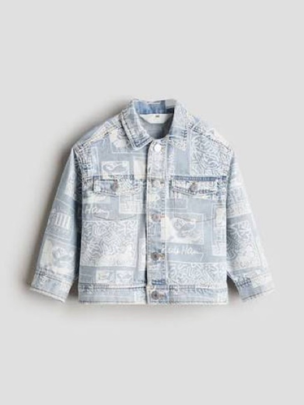 Keith Harding X Disney Mickey Mouse Light Wash Denim Jacket